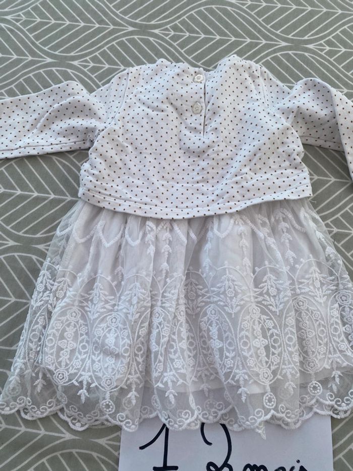 Très belle robe dentelle 12 mois - photo numéro 5