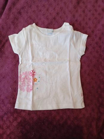 Tee shirt manche courte 12 mois