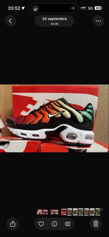 Nike tn multi couleurs 33
