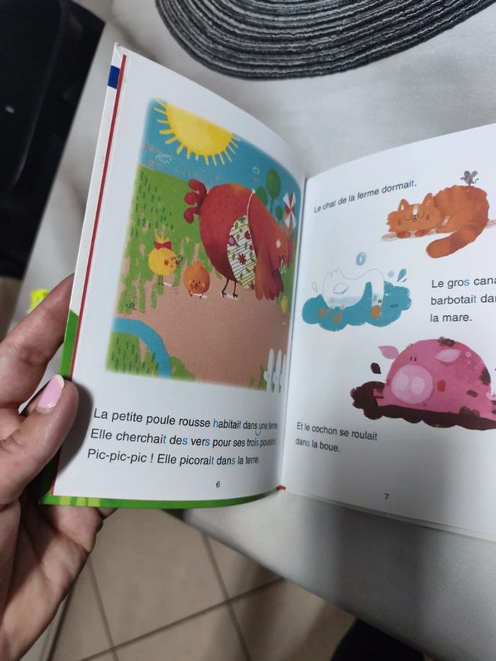 Livre J'apprends a lire la petite poule rousse - photo numéro 2