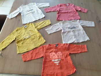 Lot de 5 tshirts 6 mois
