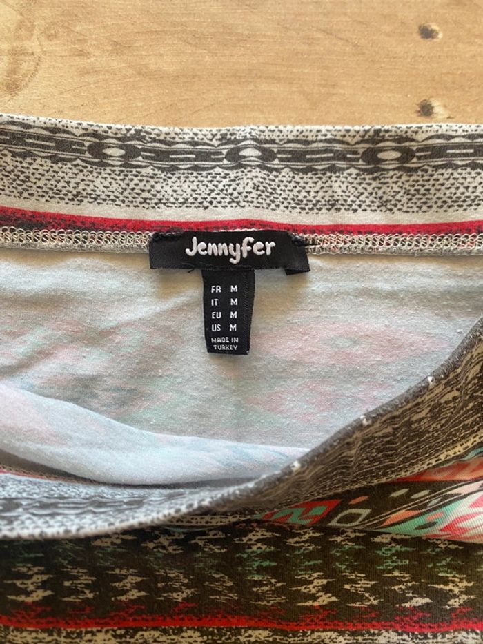 Mini jupe moulante motif ethnique - photo numéro 7