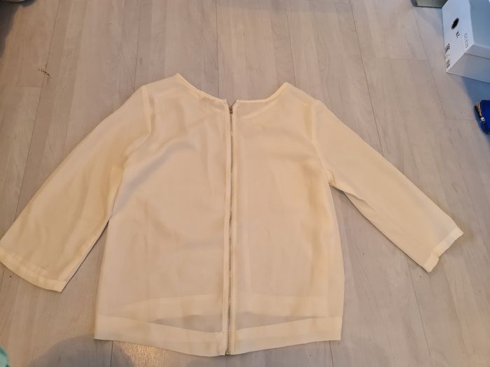 Blouse blanche zip dans le dos Brave Soul Taille 34 - photo numéro 8