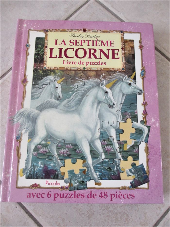 Livre de puzzles La Septième Licorne - Piccolia