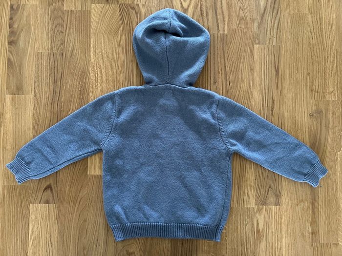 Pull zippé à capuche Bout’chou 36 mois - photo numéro 3