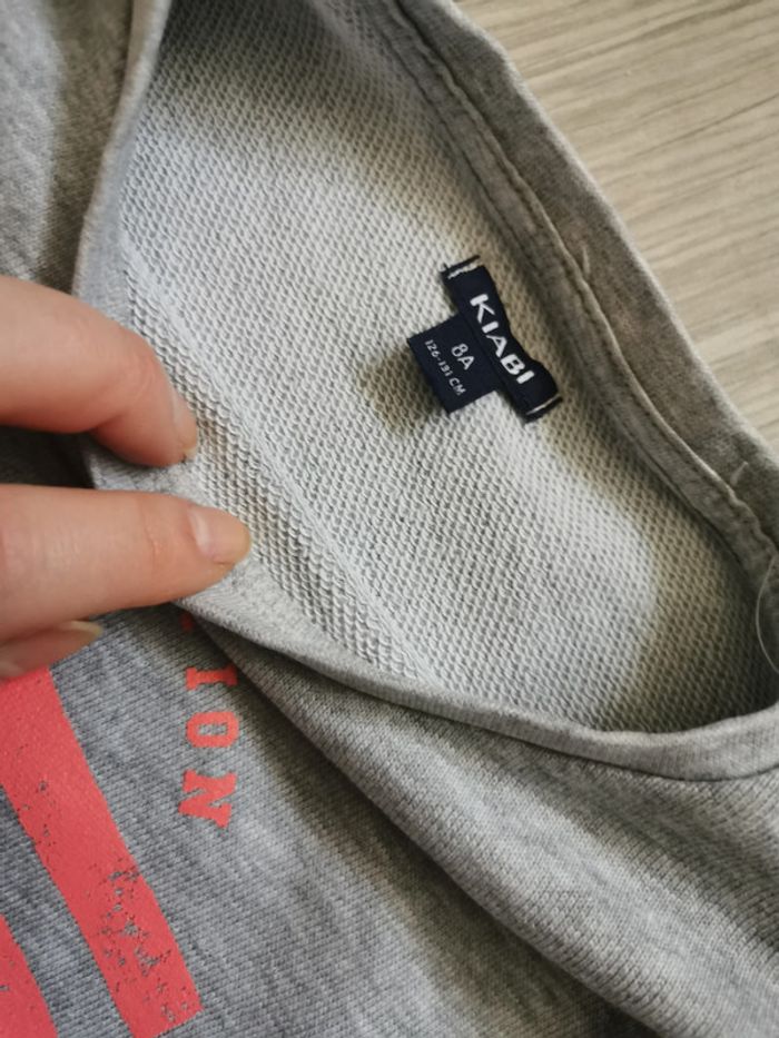 Lot de 2 sweats rose et gris pour 8 ans - photo numéro 5