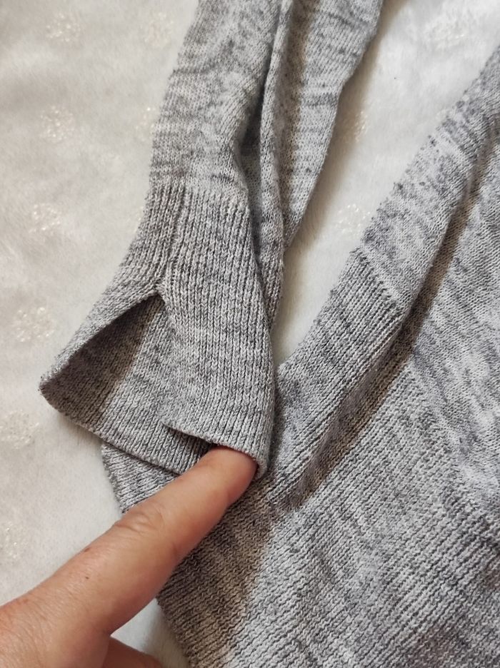 Cardigan gris zara taille S - photo numéro 3