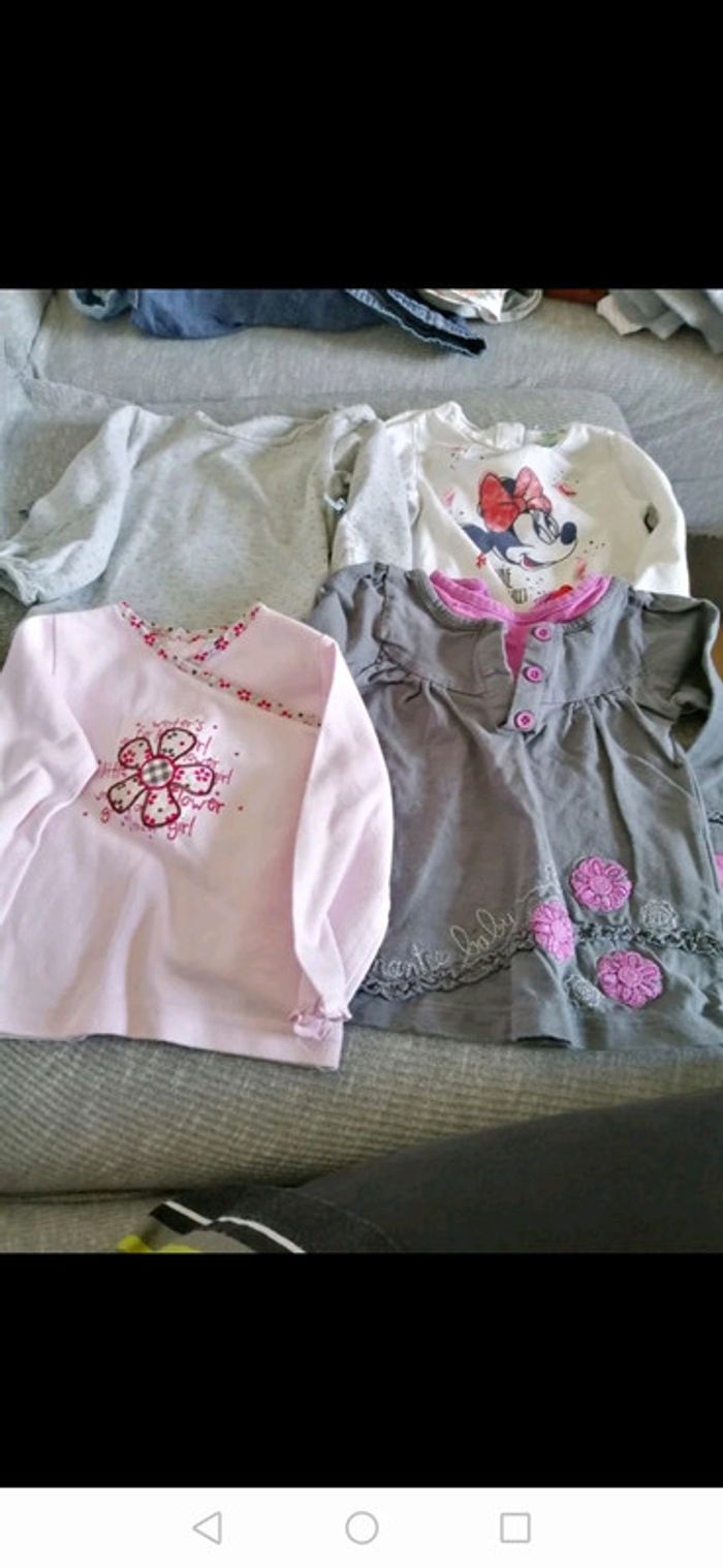 Lot de t shirt manches longues