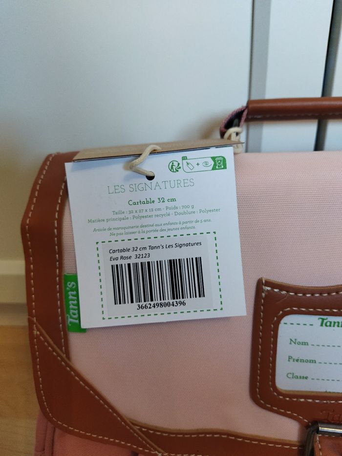 Cartable tann's maternelle 32 cm neuf modèle Eva - photo numéro 2