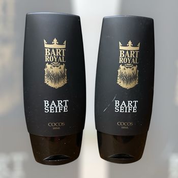 Lot de 2 shampooings pour barbe coco Bart royal