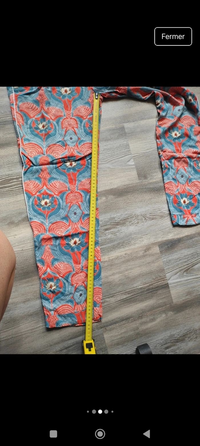 Pantalon fin imprimé Camaïeu - photo numéro 9