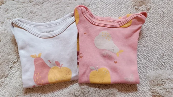 Lot de 2 bodies 18 mois thème fruits - photo numéro 2