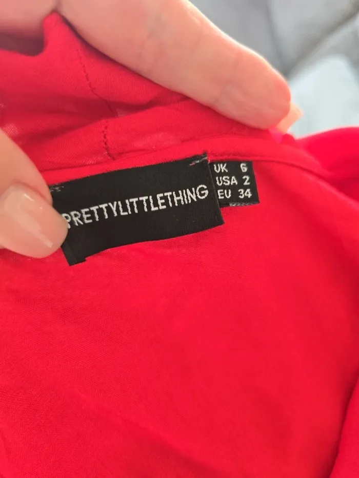 Robe portefeuille rouge - photo numéro 5