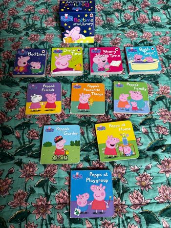 Lot de 10 mini livres Peppa Pig en anglais