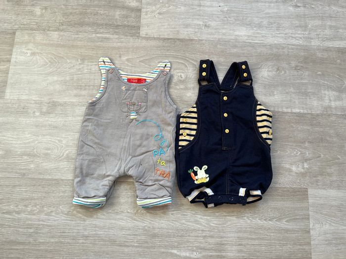 Lot 2 salopettes mi-saison 1mois