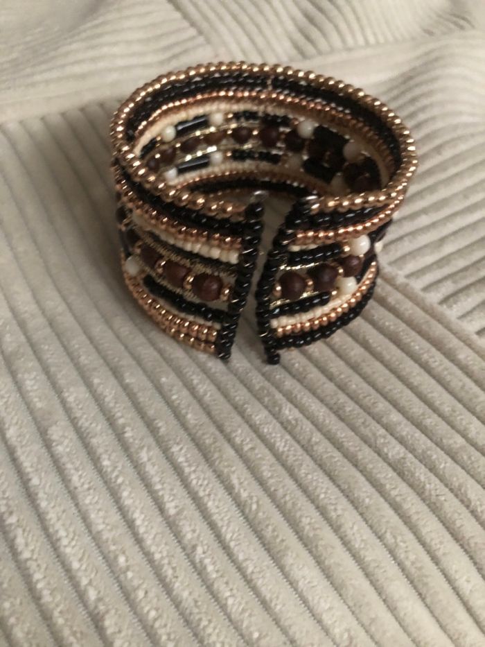 Bracelet jonc de perles g - photo numéro 2