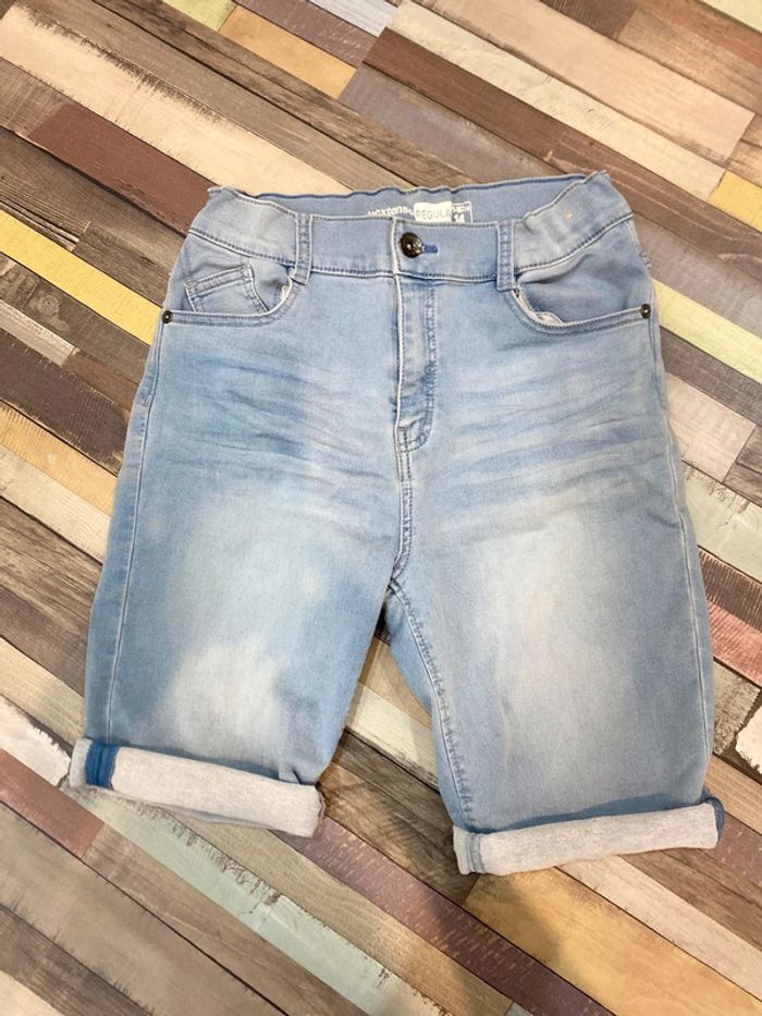 Short jeans bleu clair