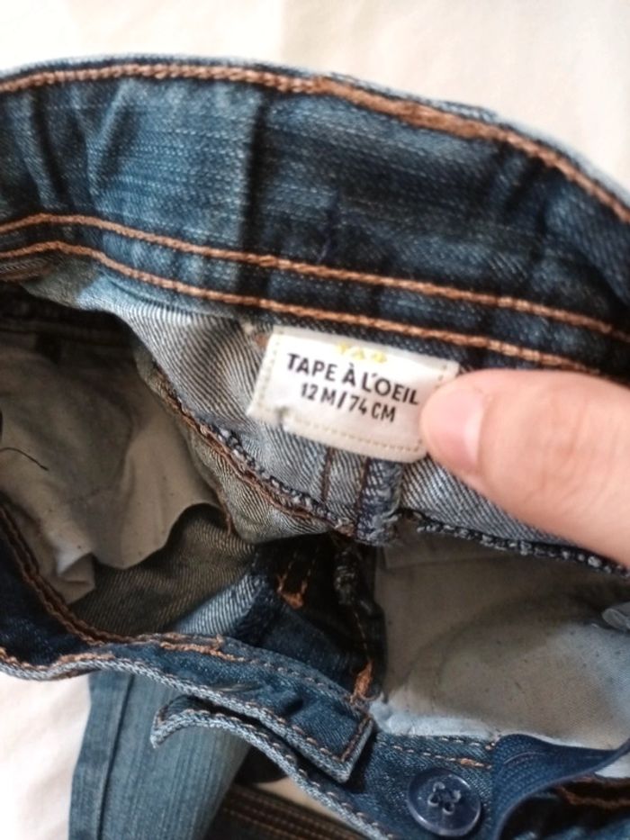 Pantalon jean coupe droite - photo numéro 7