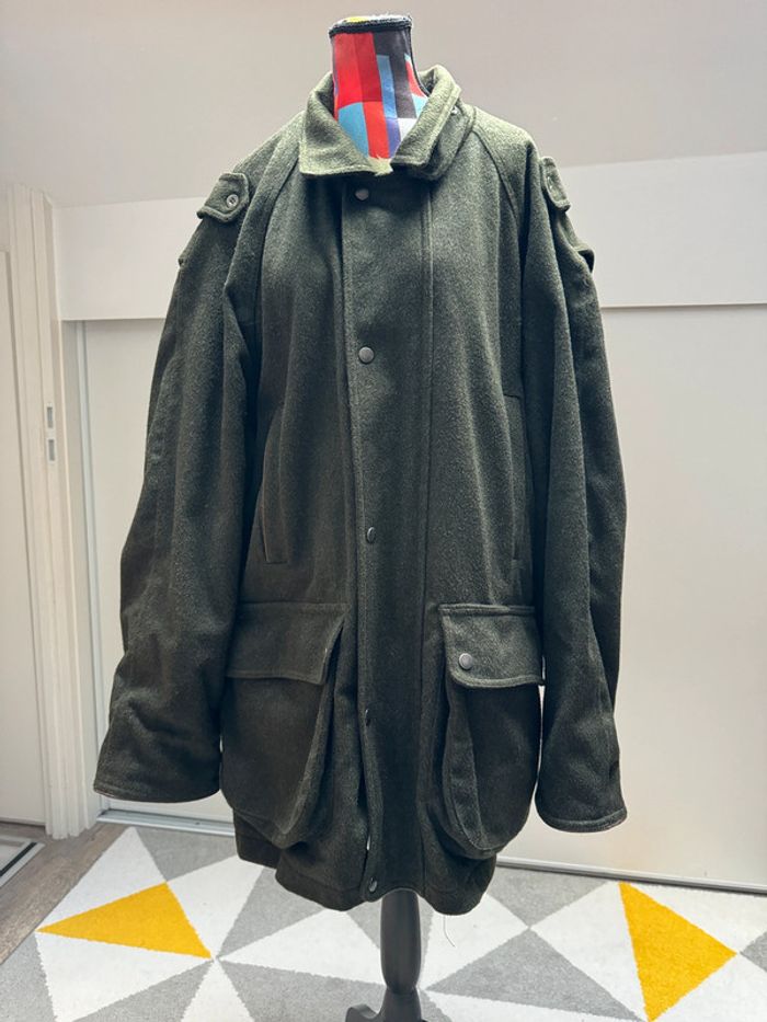 Manteau long vintage en laine Decathlon Taille XL