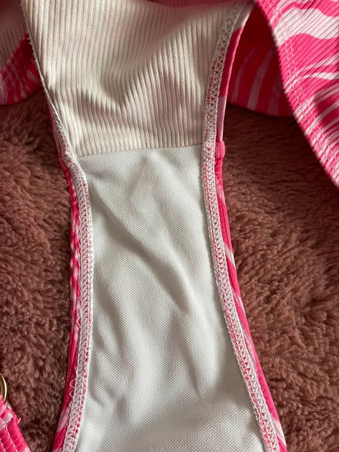 Maillot de bain 2 pièces rose - photo numéro 4