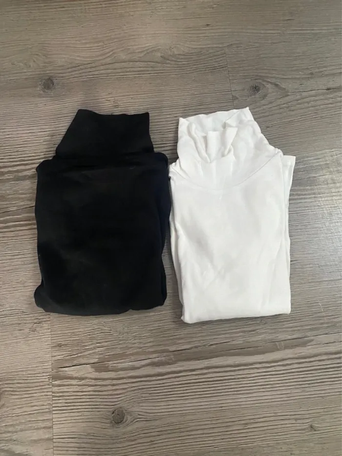 T shirt col roulé - photo numéro 2