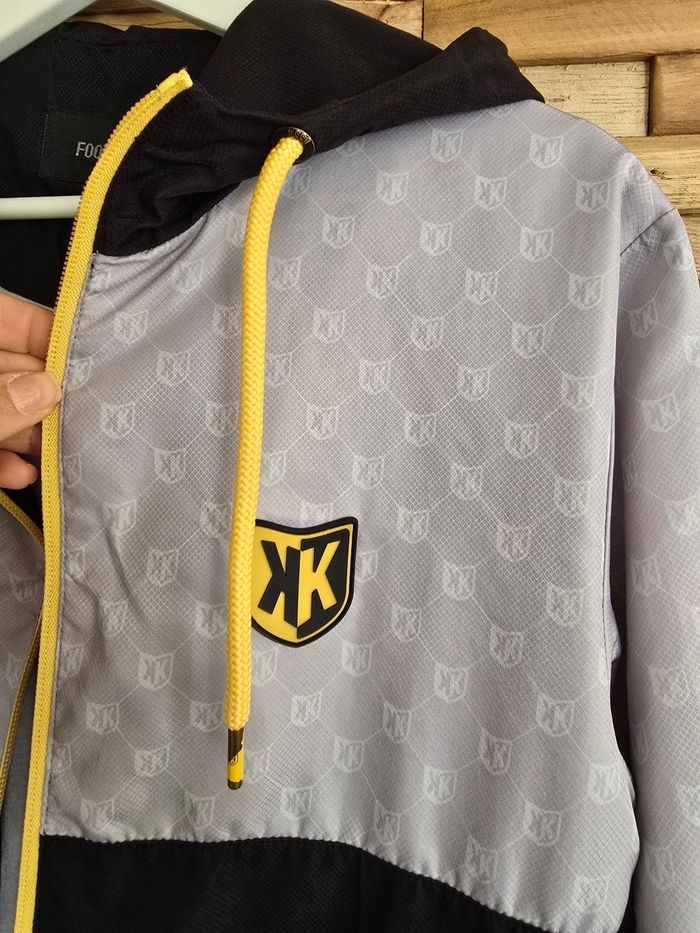 Veste de survêtement zippé à capuche homme taille S footkorner - photo numéro 7