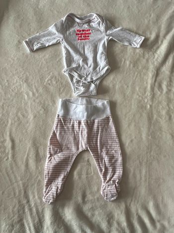 Ensemble body + bas pyjama JBC taille 56