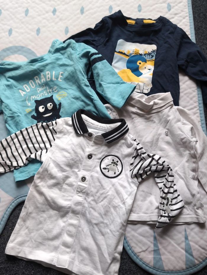 Lot t-shirts manches longues