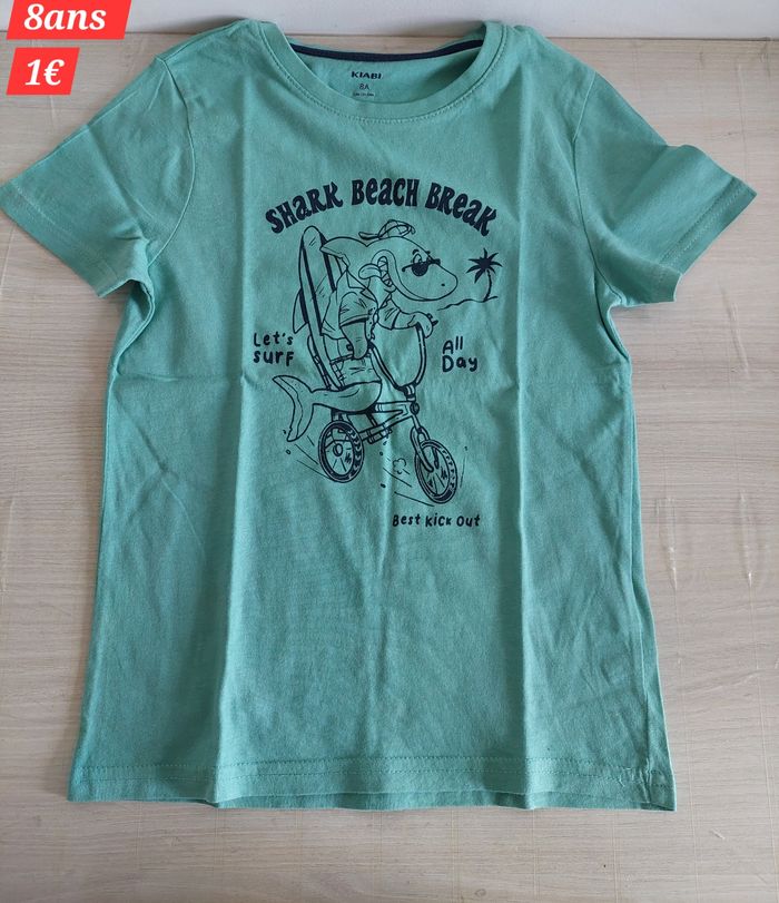 T-shirt Shark Beach Break garçon 8ans - photo numéro 2