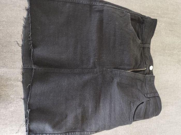 Jupe jean noire