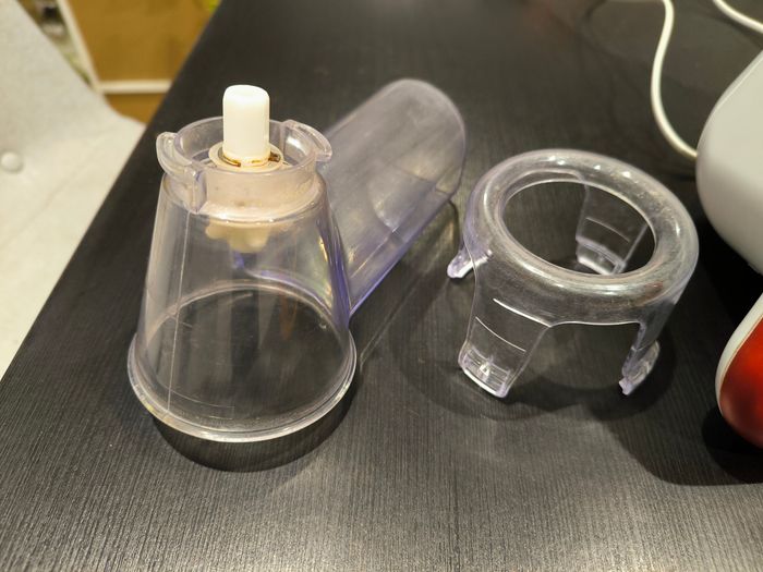 Moulinex Fresh express 3-en-1, Découpe-légume, 3 cônes, blanc et rouge - photo numéro 3