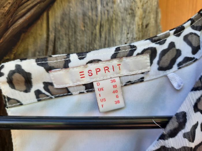 Superbe tunique boule Esprit, léopard 🐆,  taille 38 - photo numéro 3