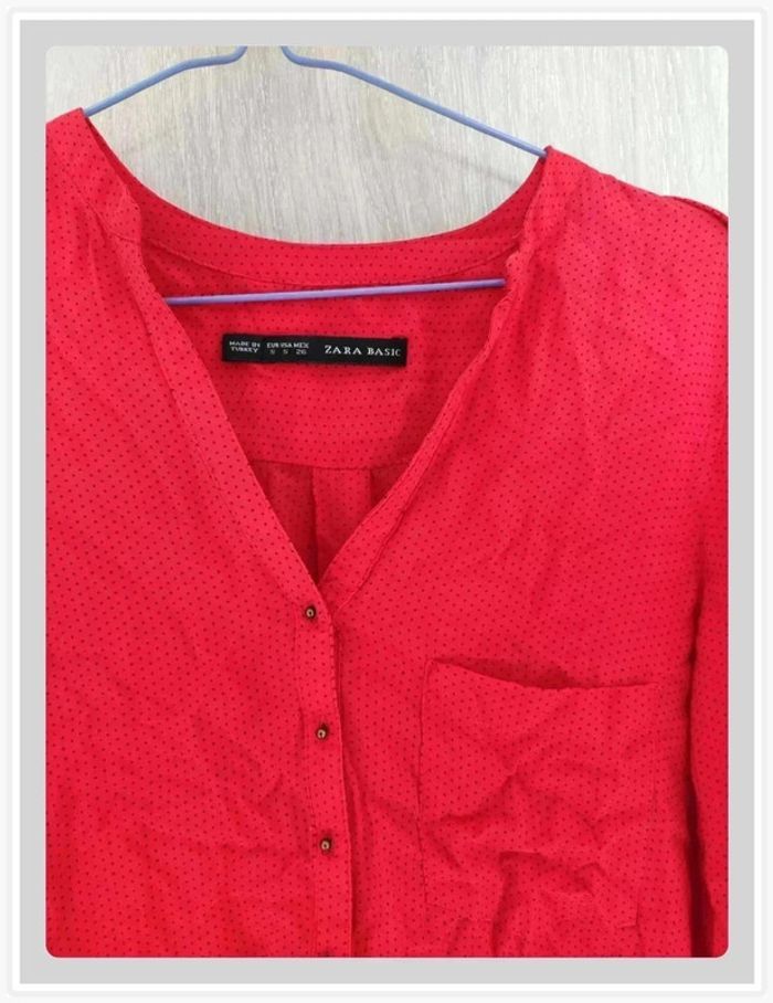 Blouse à pois, Zara - photo numéro 4