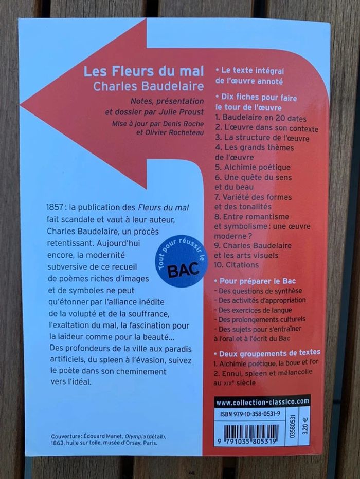 Lot 3 romans classico lycee Baudelaire de la fontaine stendhal tbe - photo numéro 9