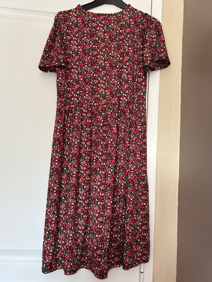 Robe rouge fleurie Cache Cache - photo numéro 2