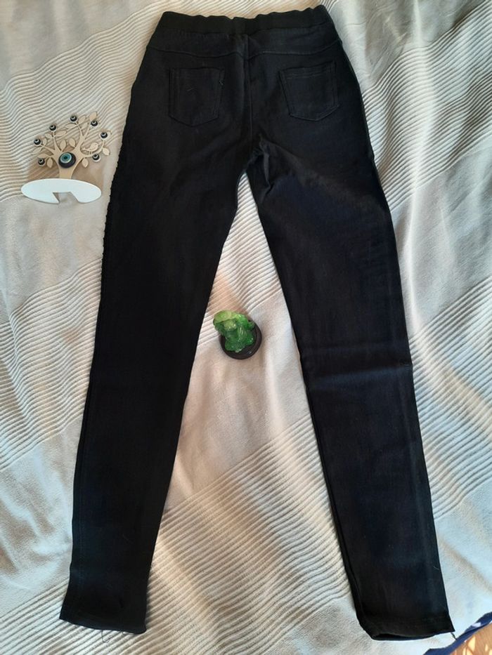 Leggings noir très moulé taille S/M - photo numéro 5