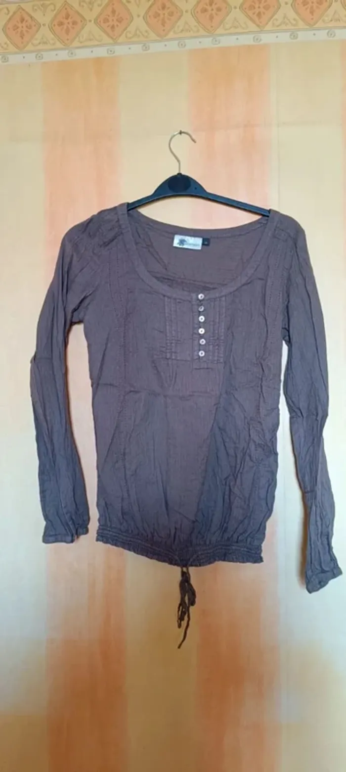 204- blouse manche longue, K woman , taille 38