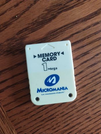 Carte mémoire ps1 Micromania 1 méga