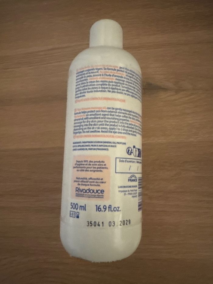 Lait de toilette + huile de massage Rivadouce bio - photo numéro 3