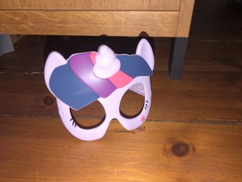 Masque lunettes mon petit poney violet enfant