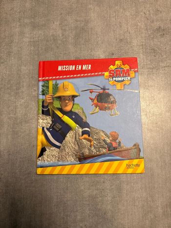 Livre Sam le Pompier, mission en mer