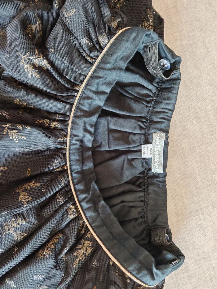 Jupe noire et dorée Vertbaudet 6 ans - photo numéro 8