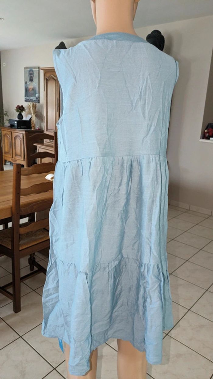 Robe 👗 plissée sans manche taille S/38 jamais porté - photo numéro 7