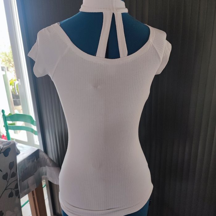 T-shirt blanc Amisu taille S 36 - photo numéro 2