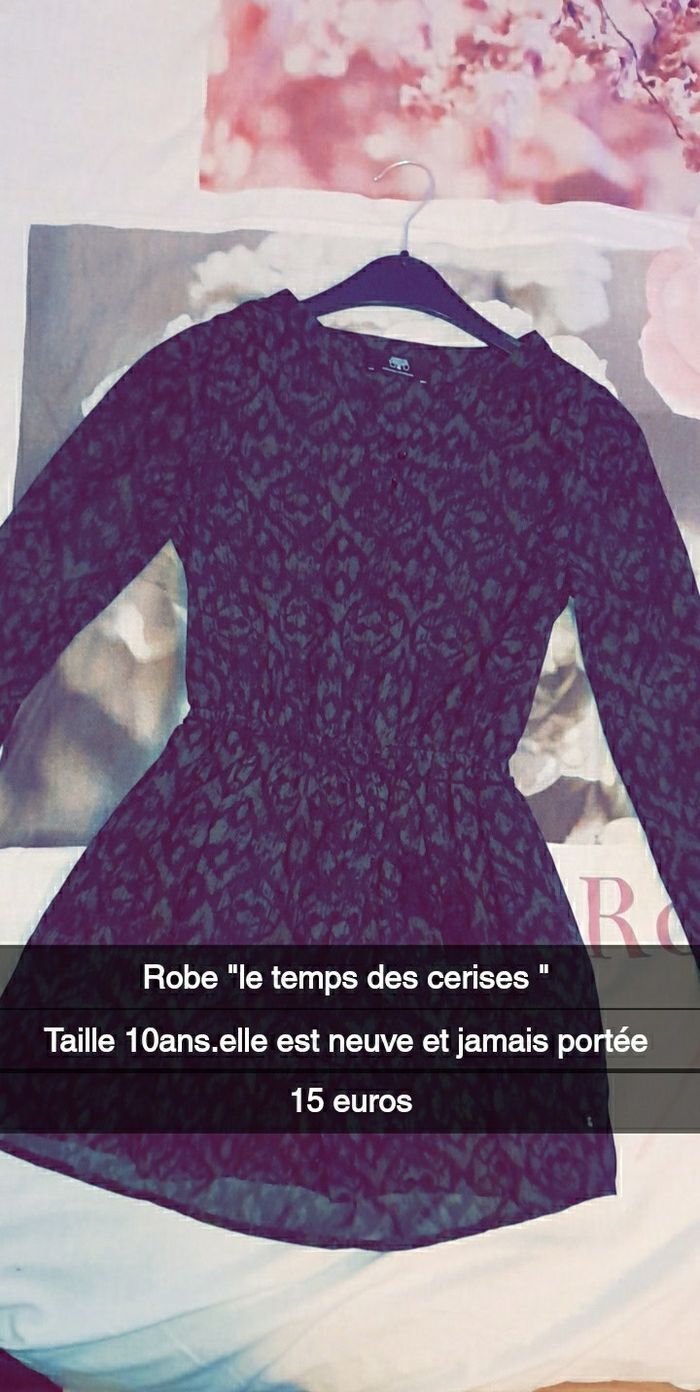 Robe "le temps des cerises "