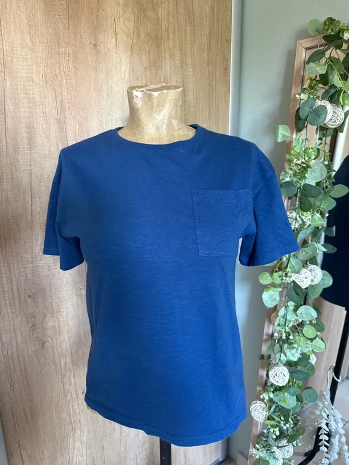 TEE shirt manche courtes bleu roi