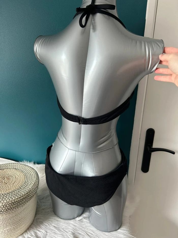 Maillot de bain noir deux pièces - taille 40/42 - photo numéro 6