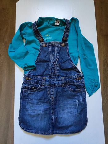 Robe salopette en Jeans