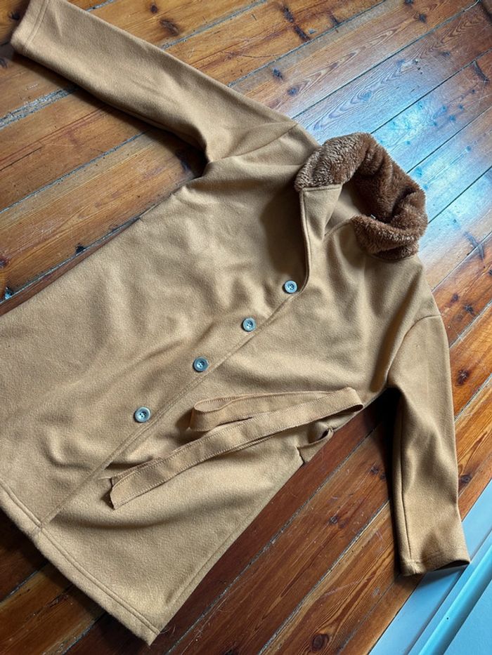 Manteau marron t 2 - photo numéro 2