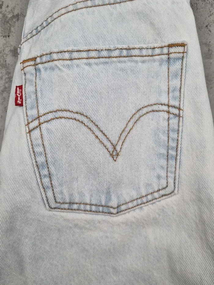 Jeans Levi’s Straight bleu clair – Taille 32 Femme (mesures en photos) - photo numéro 14